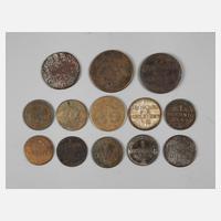 Konvolut Kleinmünzen Reuß111