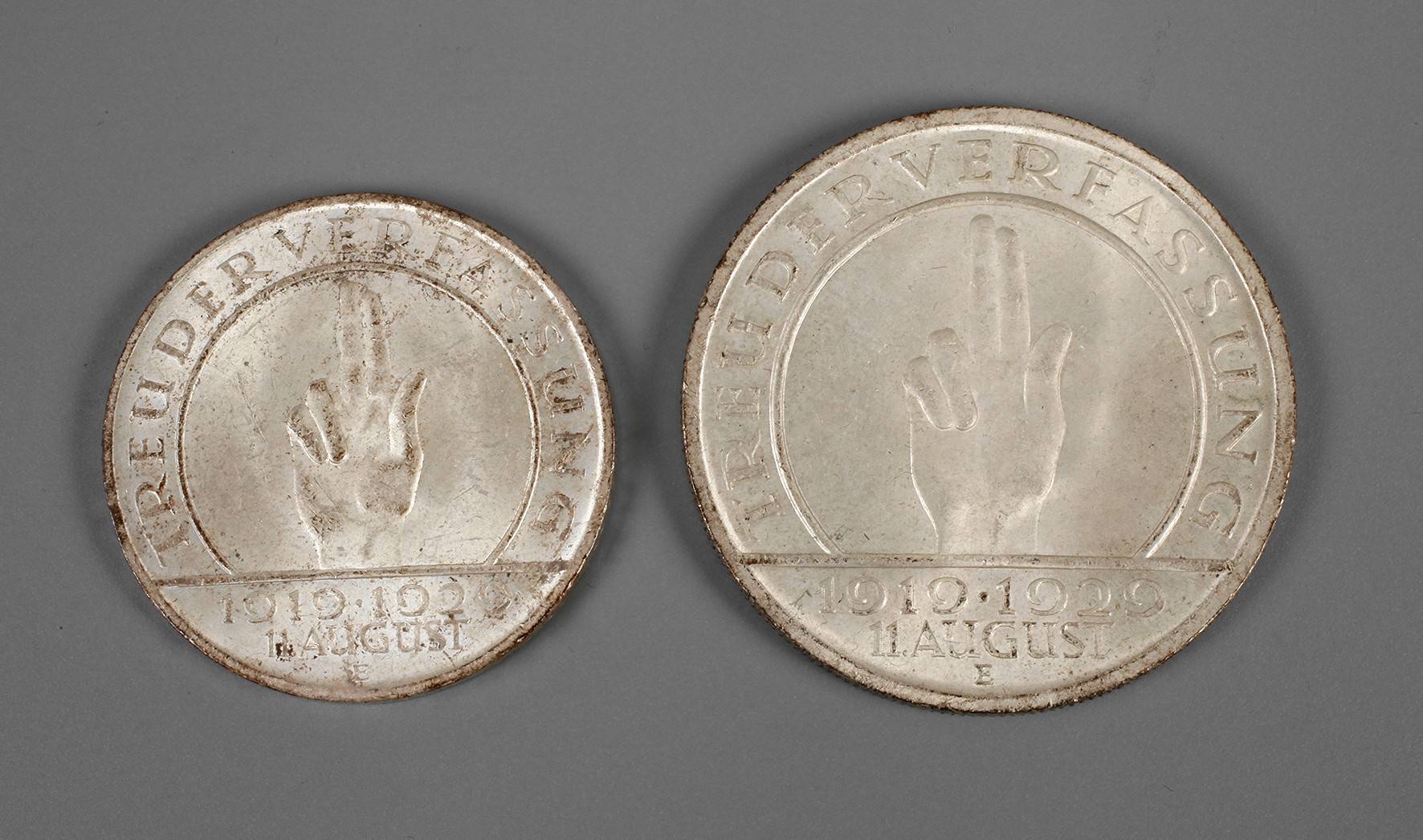 Konvolut Hindenburg ”Treu der Verfassung”