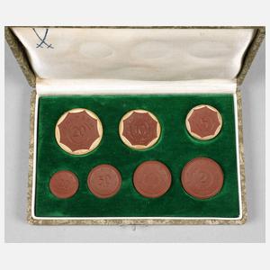 Böttgersteinzeug-Notgeld-Münzen