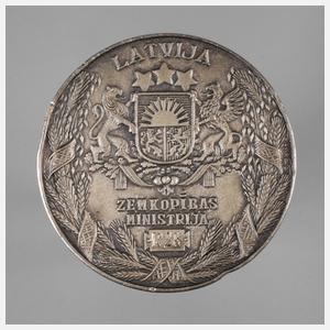 Silberne Landwirtschaftsmedaille Lettland