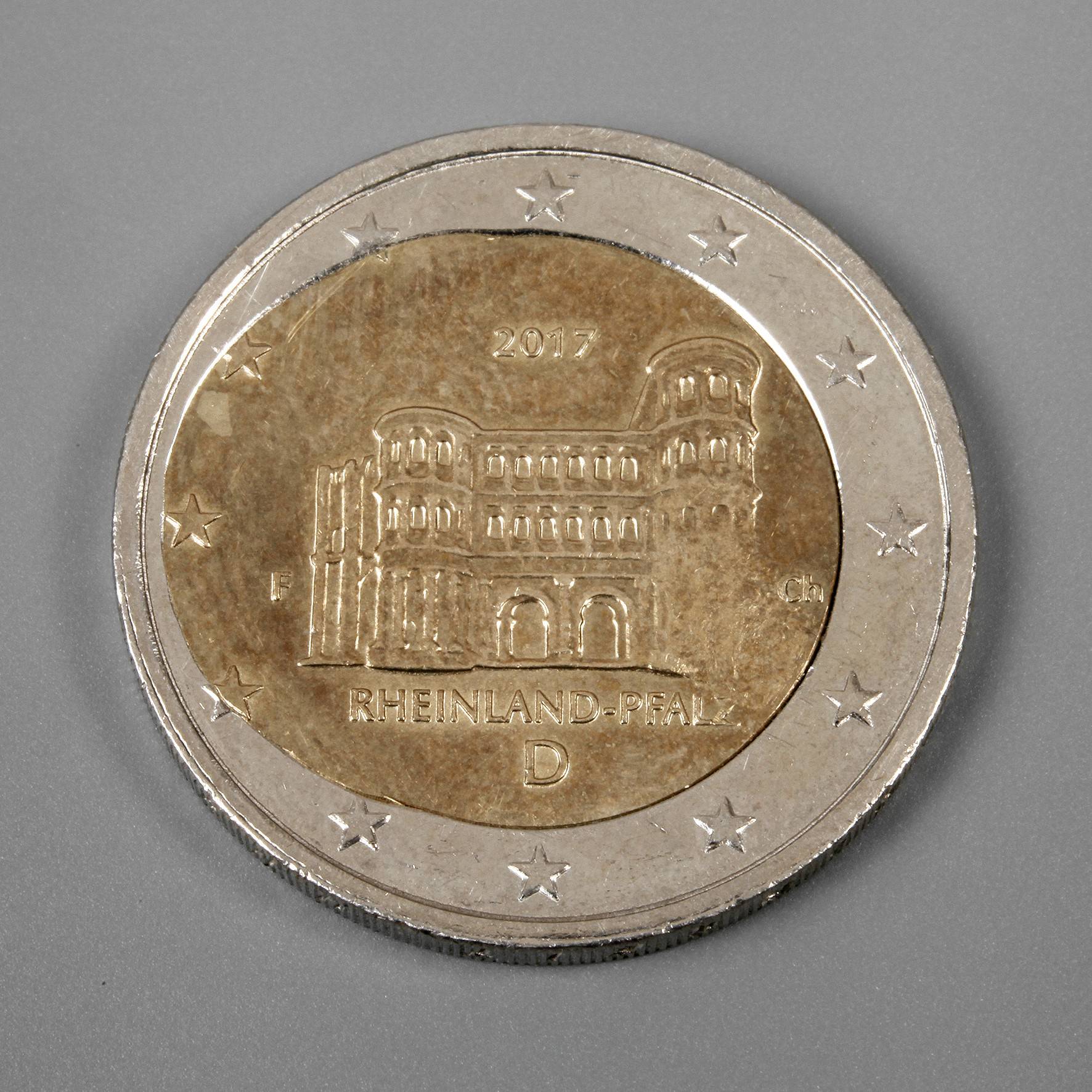 2 Euro 2017 Porta Nigra Fehlprägung