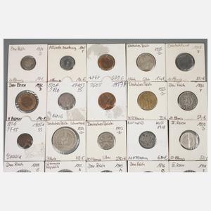 Konvolut Kursmünzen DR und BRD