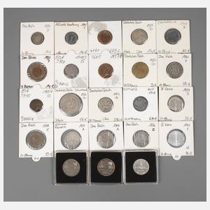 Konvolut Kursmünzen DR und BRD