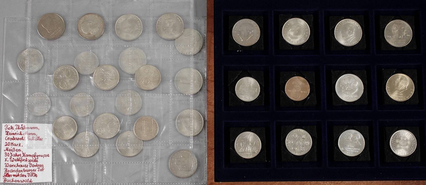 Konvolut Münzen DDR