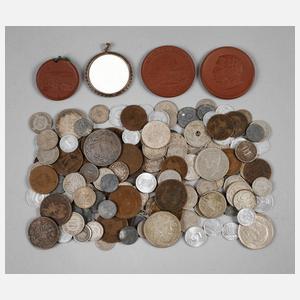 Buntes Konvolut Münzen aus aller Welt
