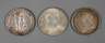 Konvolut Silbermünzen um 1900