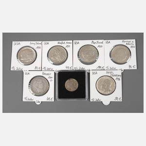 Konvolut Münzen USA