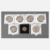 Konvolut Münzen USA111