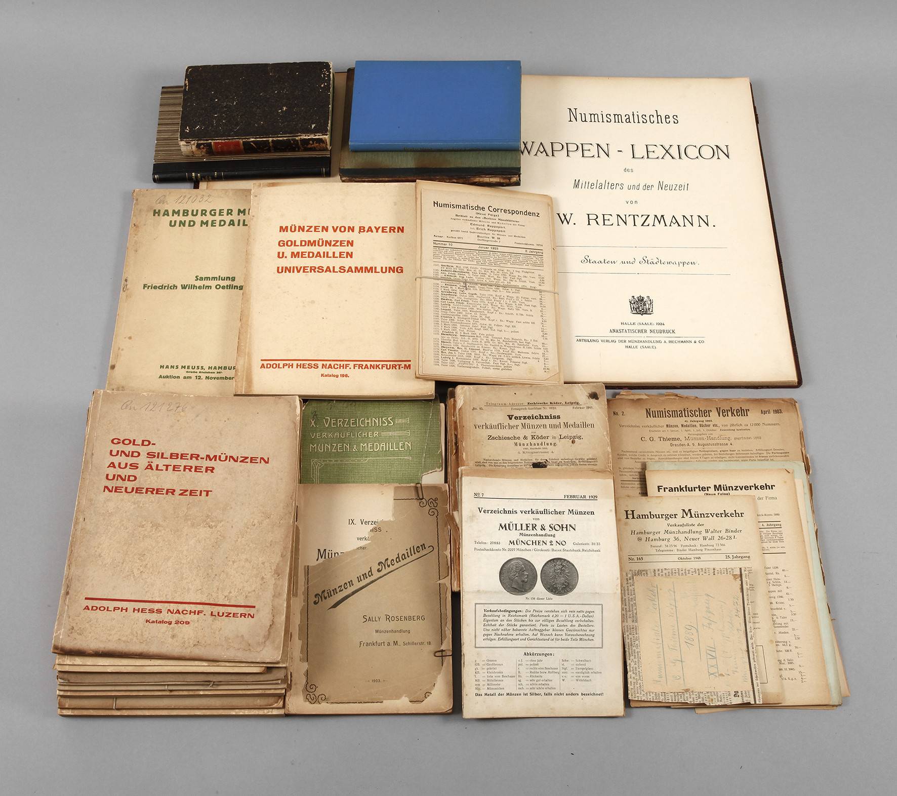 Konvolut Münzliteratur