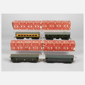 Vier Wagen Märklin