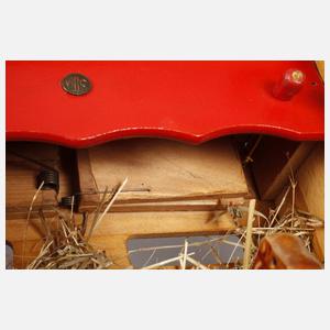 Blecheisenbahn mit Uhrwerk