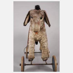 Steiff Esel als Reittier