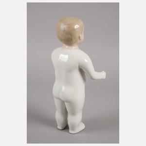 Kleiner blonder Nacktfrosch