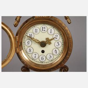 Kleine Tischuhr mit Sphinx