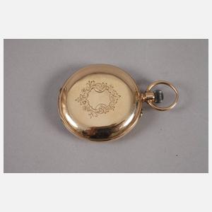 Goldene Taschenuhr Union Glashütte