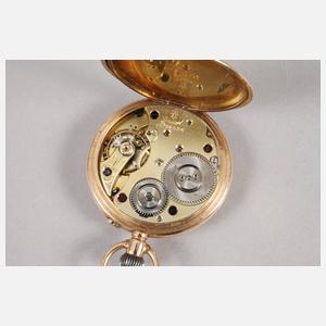 Goldene Taschenuhr Union Glashütte