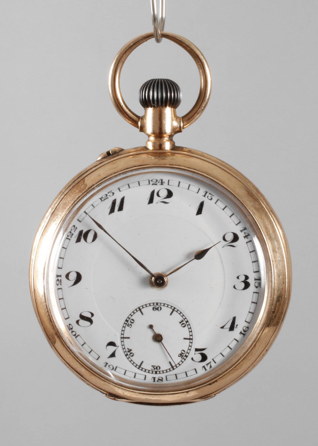 Goldene Taschenuhr Union Glashütte