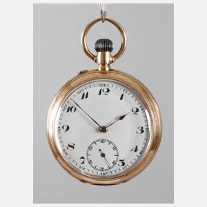 Goldene Taschenuhr Union Glashütte