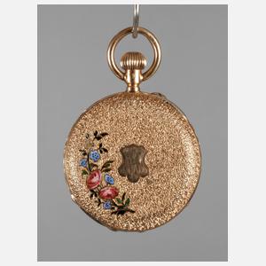 Hängeuhr Gold im Etui