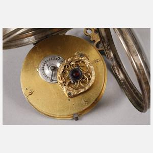 Spindel-Taschenuhr mit Automat