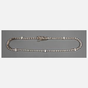 Elegantes Armband mit Brillanten von ca. 2,1 ct