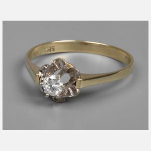 Damenring mit Brillant