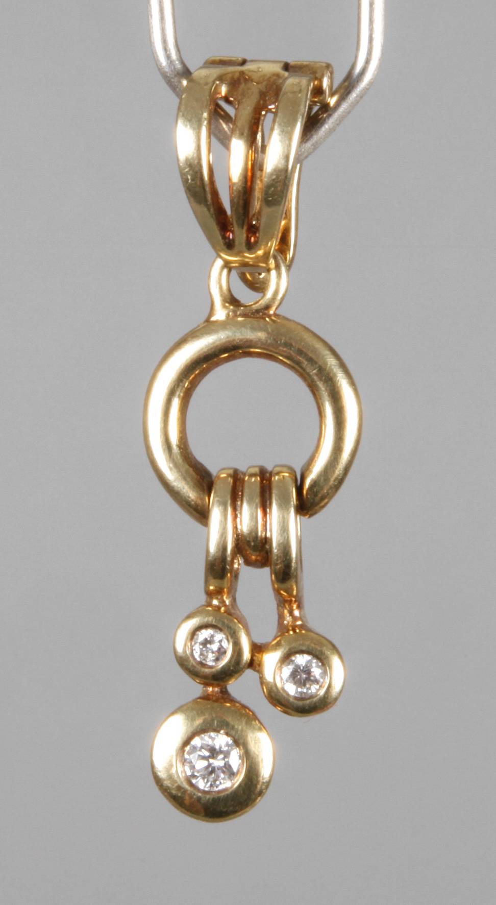 Clipanhänger mit Brillanten