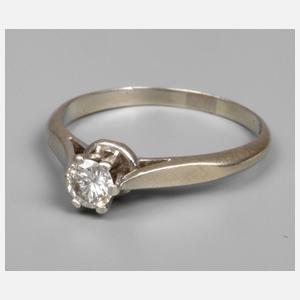 Damenring mit Brillant