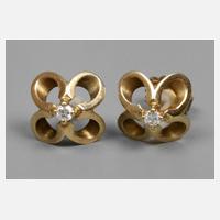 Paar Ohrstecker mit Brillanten111