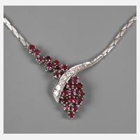Collier mit Rubinen und Brillanten111