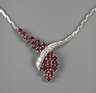 Collier mit Rubinen und Brillanten
