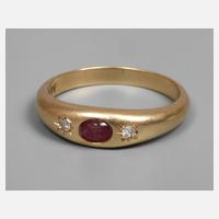 Kleiner Damenring mit Rubin111