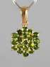 Anhänger mit Tsavoriten