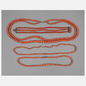 Konvolut Korallenschmuck