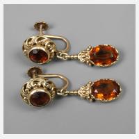 Paar Ohrringe mit Citrinen111