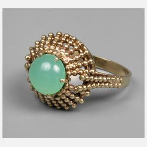 Damenring mit Chrysopras