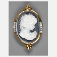 Feiner Anhänger mit Achatcamée111