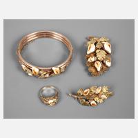 Feines Grandelset Gold111