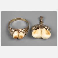 Ring und Anhänger mit Grandeln111