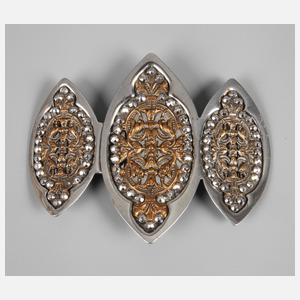 Gürtelschnalle mit Markasiten