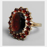 Damenring mit Granatbesatz111