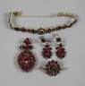 Schmuckset mit Granaten