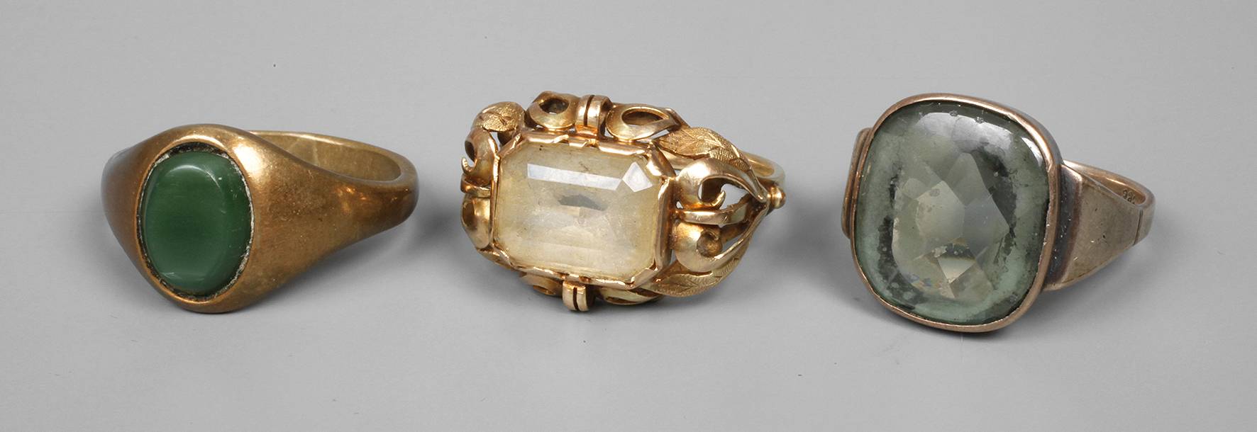 Drei Damenringe