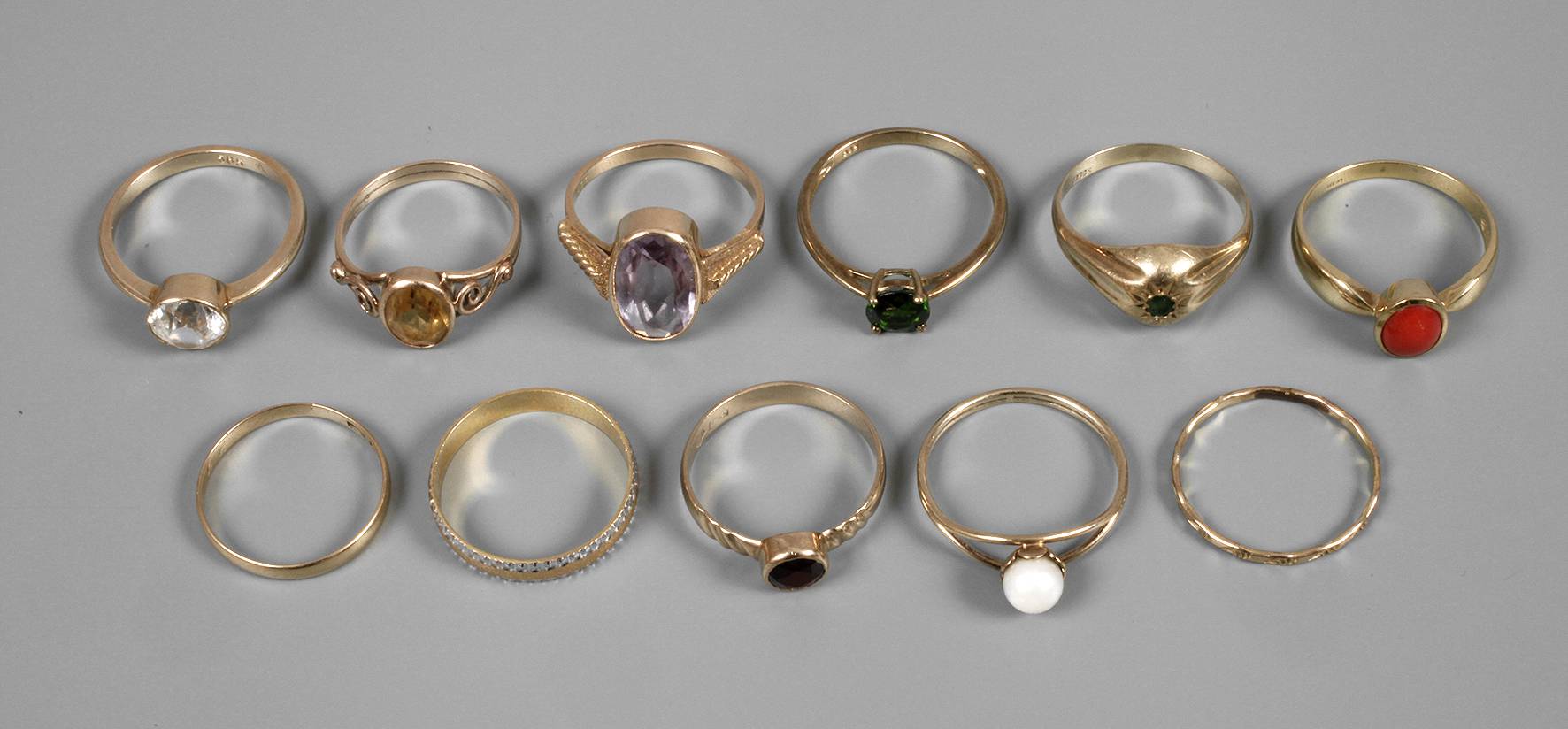 Konvolut Damenringe