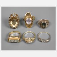 Konvolut Goldringe111