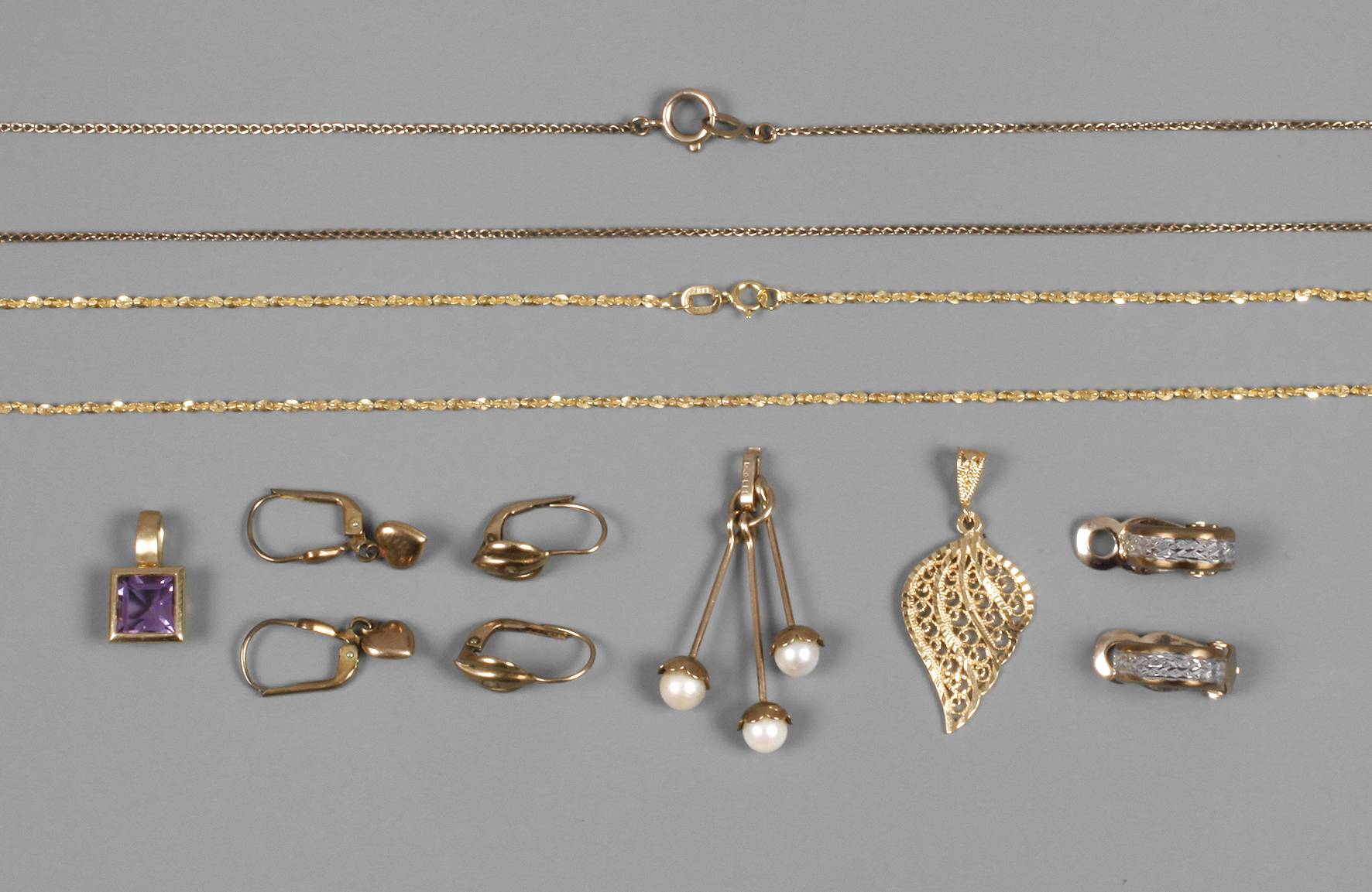 Konvolut Goldschmuck