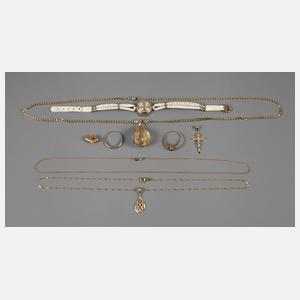 Konvolut Goldschmuck