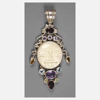 Großer Anhänger mit Steinbesatz111