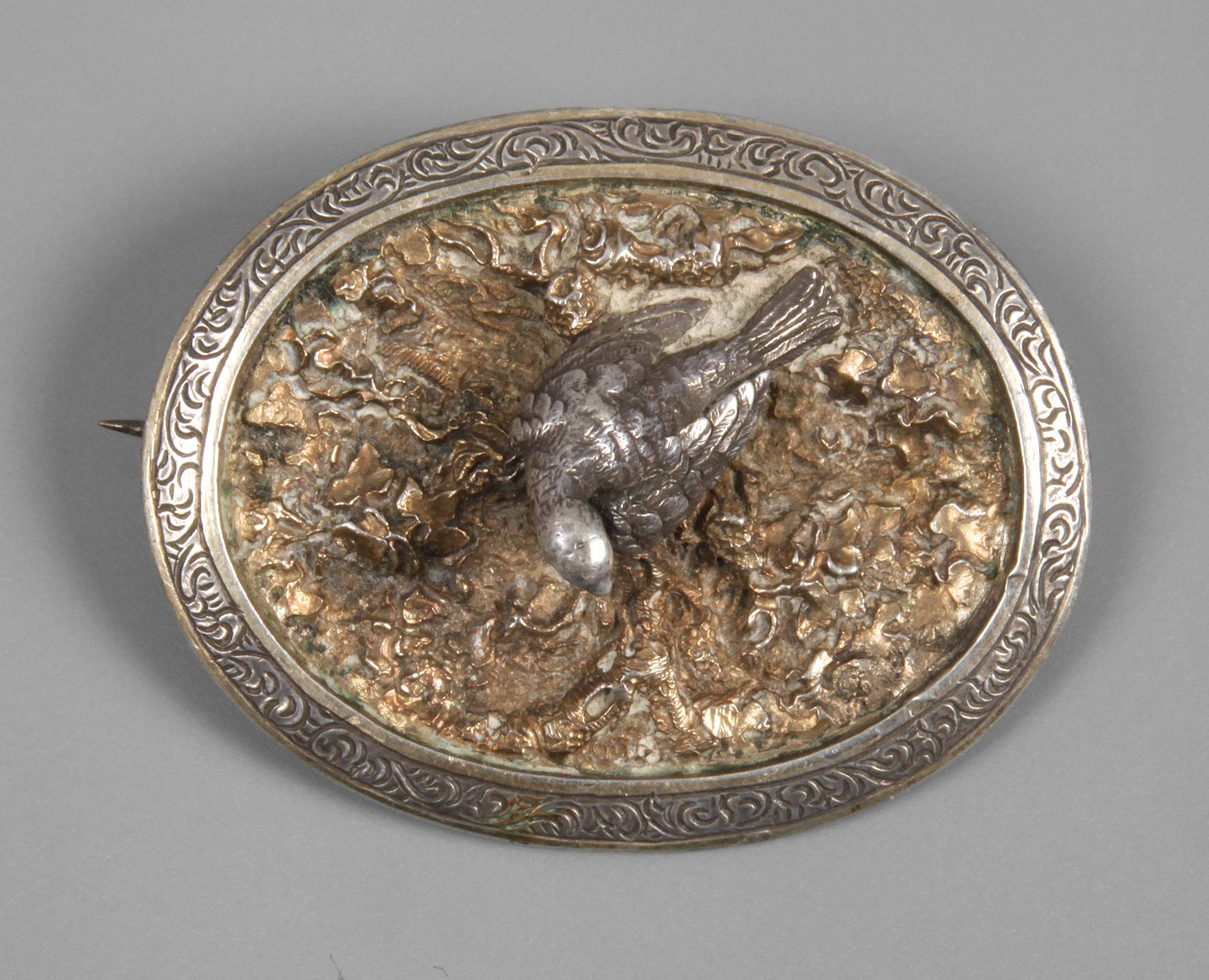 Ungewöhnliche Vogelbrosche