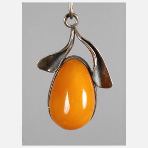 Großer Bernsteinanhänger